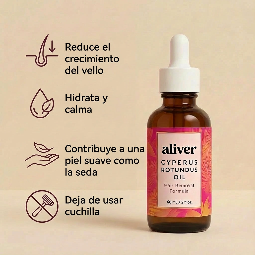 Aceite Depilatorio – Suave y Sin Vello de Forma Natural